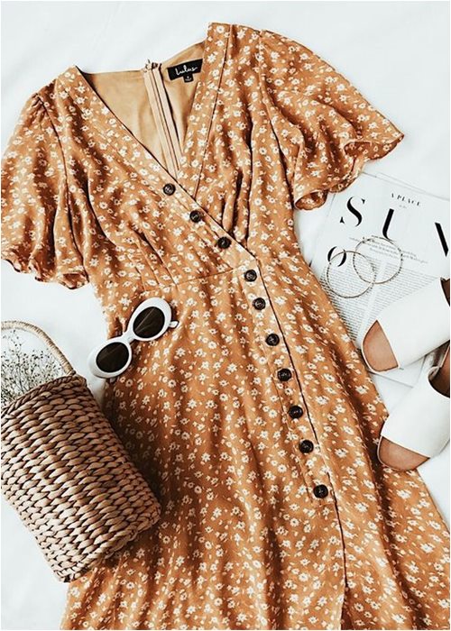 Váy quấn cổ điển: Lựa chọn nữ tính tuyệt vời cho hè