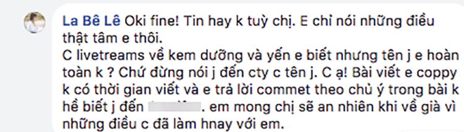 Lê Bê La phản ứng bình thản trước những lời chỉ trích nặng nề của Nhật Kim Anh Lê Bê La phản ứng bình thản trước những lời chỉ trích nặng nề của Nhật Kim Anh