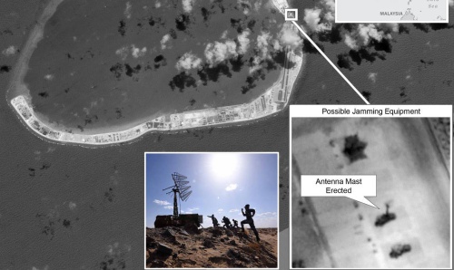 Trung Quốc bị tố cáo lắp trái phép máy nhiễu sóng ở Trường Sa