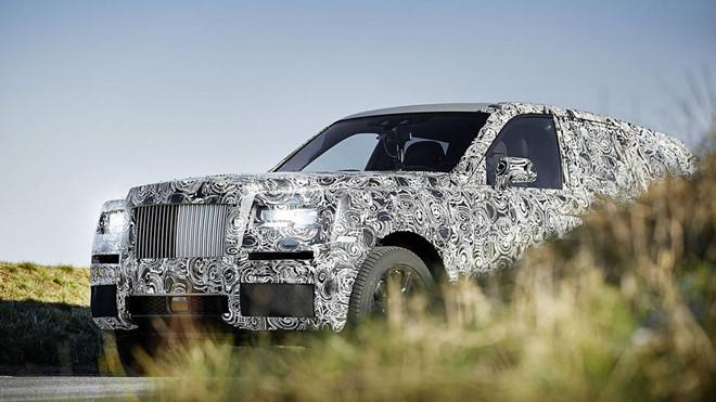 SUV đầu tiên của Rolls-Royce sắp hoàn tất thử nghiệm SUV đầu tiên của Rolls-Royce sắp hoàn tất thử nghiệm