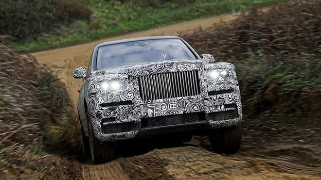SUV đầu tiên của Rolls-Royce sắp hoàn tất thử nghiệm SUV đầu tiên của Rolls-Royce sắp hoàn tất thử nghiệm