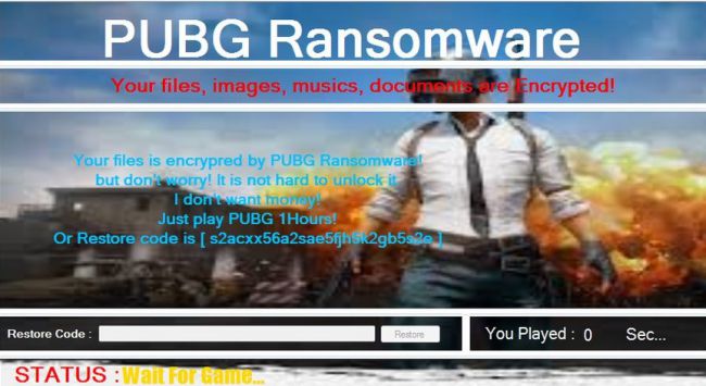Xuất hiện malware mã hoá tập tin người dùng, yêu cầu chơi... PUBG để mở khoá Xuất hiện malware mã hoá tập tin người dùng, yêu cầu chơi... PUBG để mở khoá
