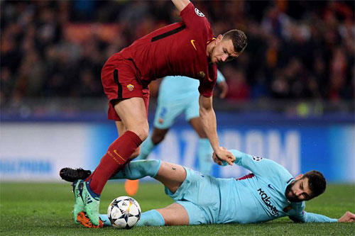 Thắng Barca 3-0, Roma ngược dòng vào bán kết Champions League