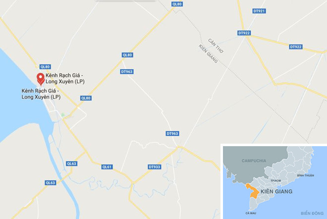 Ba mẹ con thiệt mạng khi sà lan lật trong đêm