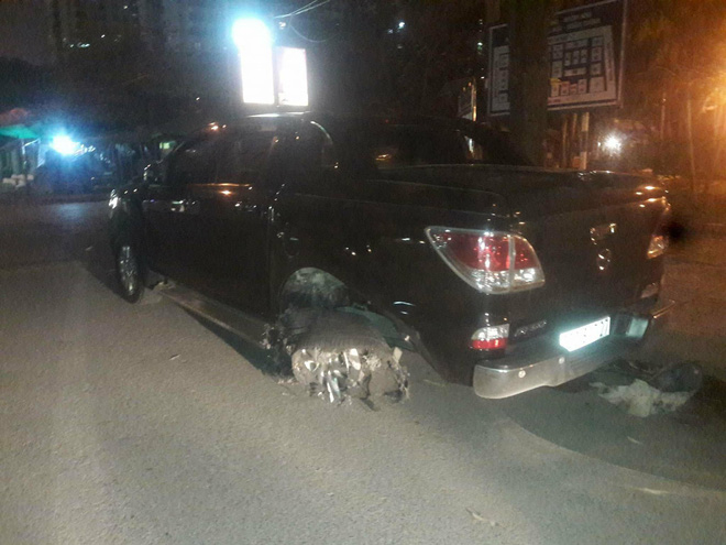 Tài xế kéo lê người đi xe máy hàng trăm mét trên phố Hà Nội có dấu hiệu say rượu