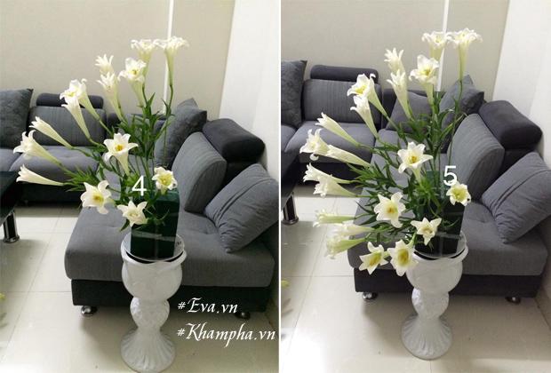 Tháng tư, cắm loa kèn tinh khôi - ngắm nữ hoàng tuyệt đẹp trên bình hoa của mẹ Hà Thành