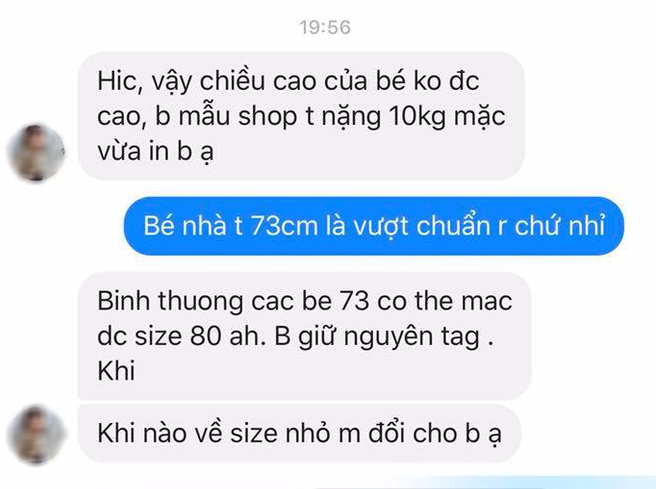 Khi con trai bạn có 73cm mà người bán hàng online cứ đinh ninh cao cả mét, quần đũi mua về biến thành váy đụp là chuyện dễ hiểu thôi!