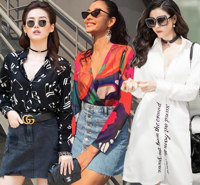 Theo chân sao Việt chọn mua 5 mẫu sơ mi đáng mua nhất hè này