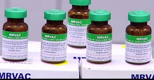 Văcxin sởi-rubella do Việt Nam sản xuất được đưa vào tiêm chủng mở rộng