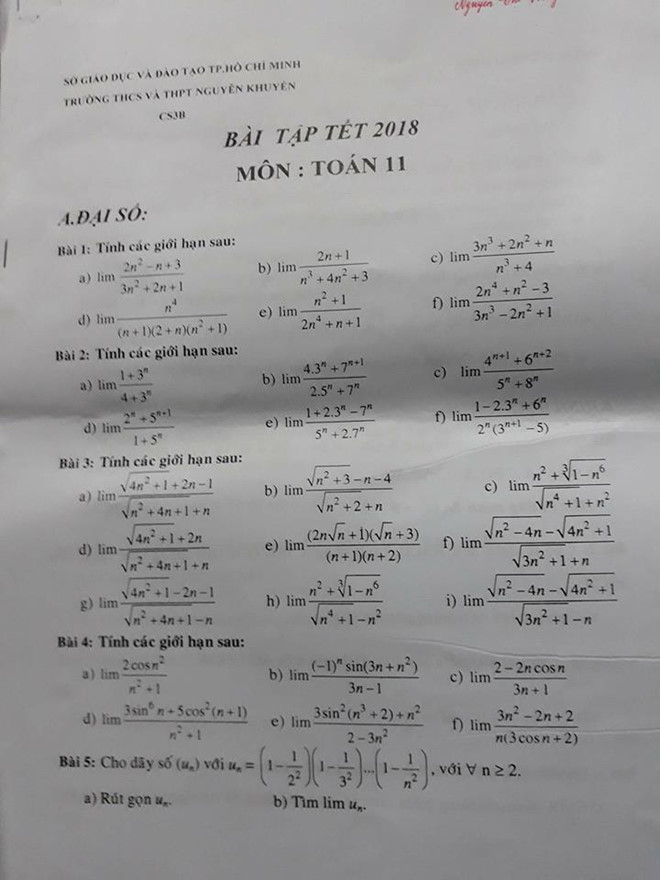 THCS và THPT Nguyễn Khuyến: Trường học như trại lính