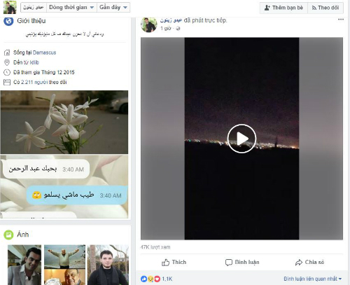 Mạng xã hội tràn ngập chia sẻ về cuộc tấn công Syria