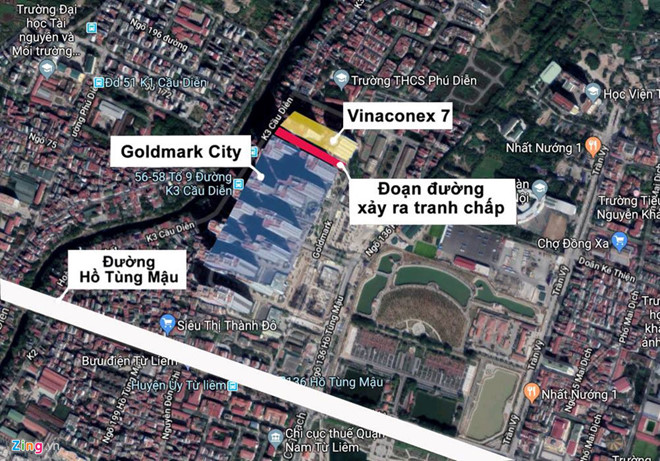 Cảnh phá hàng rào ở Goldmark City và Vinaconex 7 tái diễn giữa đêm