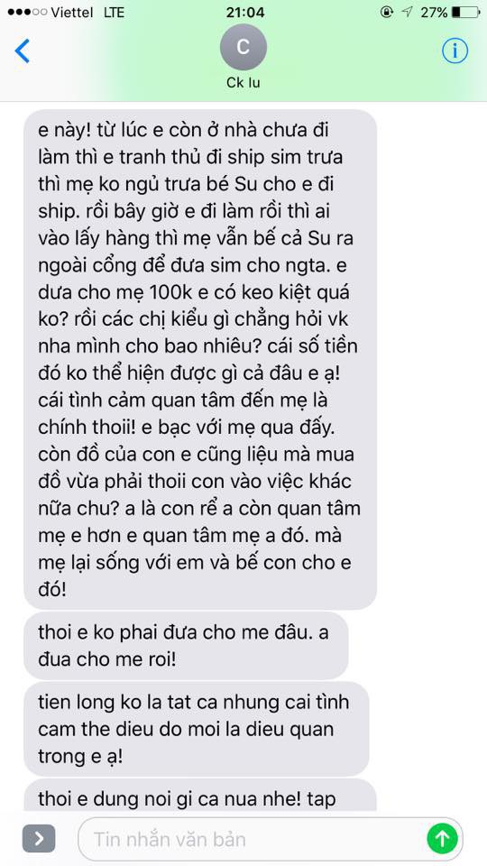 Chị em tranh cãi chuyện suốt 6 tháng nuôi con chồng không giúp đồng nào, vợ biếu mẹ chồng 100 nghìn đi chơi thì bị mắng keo kiệt Chị em tranh cãi chuyện suốt 6 tháng nuôi con chồng không giúp đồng nào, vợ biếu mẹ chồng 100 nghìn đi chơi thì bị mắng keo kiệt