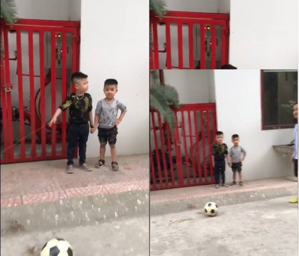 Clip: Ông bố nhổ răng bá đạo cho con trai bằng quả bóng khiến cư dân mạng phì cười