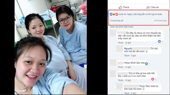 Chụp ảnh tự sướng, lập team ăn lẩu uống bia, các mẹ bầu chờ lên thớt đáng yêu gây sốt mạng