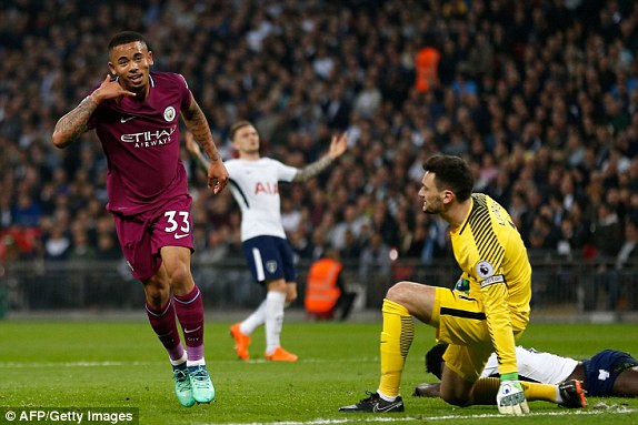 Hạ Tottenham, Man City tiến sát chức vô địch Premier League