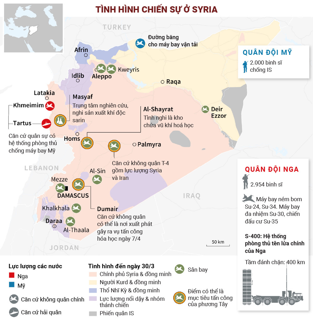 Nội chiến Syria: Bàn cờ đấu trí giữa các cường quốc Nội chiến Syria: Bàn cờ đấu trí giữa các cường quốc