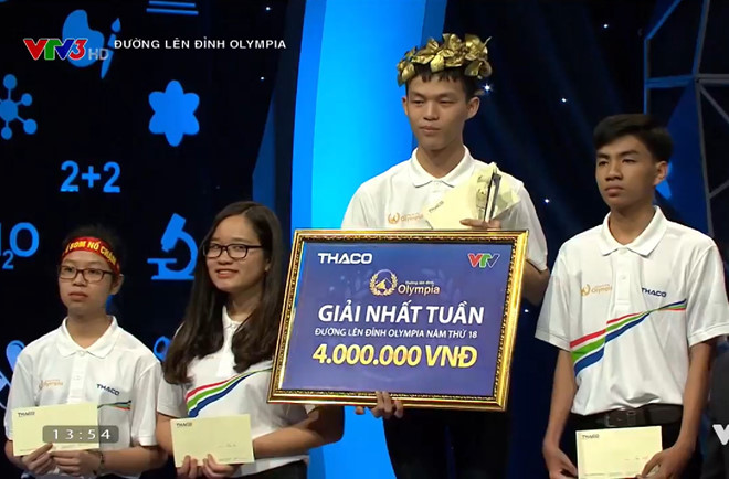 Lần đầu trong lịch sử, thí sinh Olympia phải oẳn tù tì bốc thăm tìm người chiến thắng