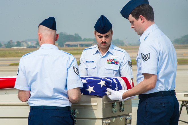Việt Nam bàn giao thêm 3 bộ hài cốt quân nhân Mỹ