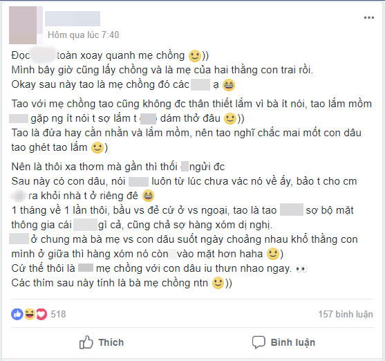 Thấm thía cảnh làm dâu, bà mẹ của 2 quý tử vẽ ra viễn cảnh sau này mình làm mẹ chồng sẽ phải khác hẳn