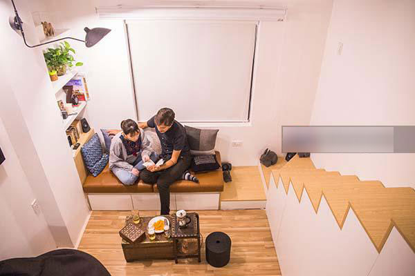 Căn hộ chỉ 18m² của đôi trẻ ở Sài Gòn gây bất ngờ vì quá rộng rãi và thông minh