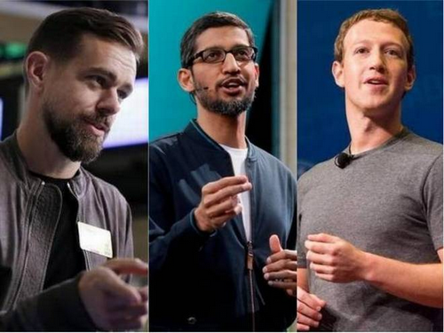 Sau Facebook, CEO Google và Twitter có thể bị điều trần