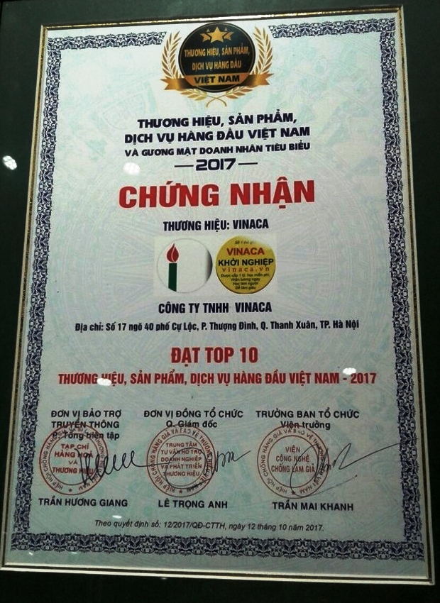 Công ty sản xuất thuốc trị ung thư từ than tre đóng tiền để được giải thưởng?