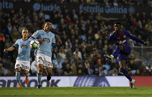 Cất nhiều ngôi sao, Barca đánh rơi điểm trên sân Celta Vigo