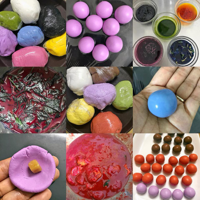 Tết Hàn thực rực rỡ của hội chị em, nhà nhà đua nhau khoe bánh trôi bánh chay ngũ sắc