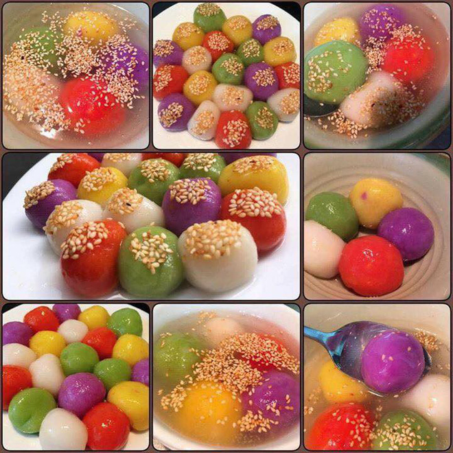 Tết Hàn thực rực rỡ của hội chị em, nhà nhà đua nhau khoe bánh trôi bánh chay ngũ sắc