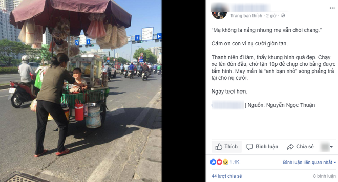 Đứng đợi 10 phút được trả lại bằng nụ cười hòa trong nắng mai - bức ảnh dễ thương trong một buổi sáng của người Sài Gòn sòng phẳng