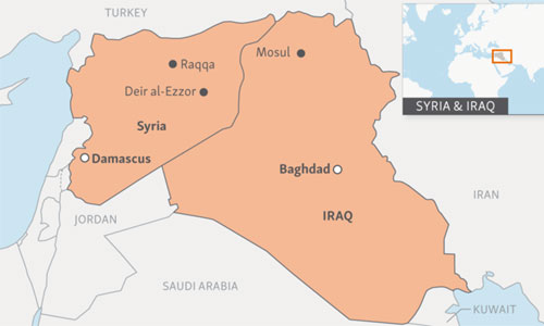 Chiến đấu cơ Iraq không kích IS trên lãnh thổ Syria