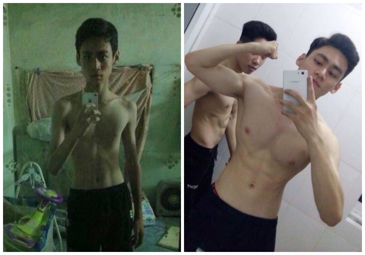 10X quyết tâm tăng 20kg chỉ trong nửa năm, xem ảnh ai cũng xuýt xoa vì lột xác quá!