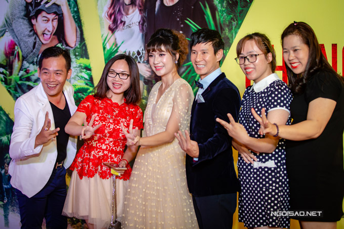 Vợ chồng Lý Hải - Minh Hà sóng đôi ra mắt phim ở Hà Nội