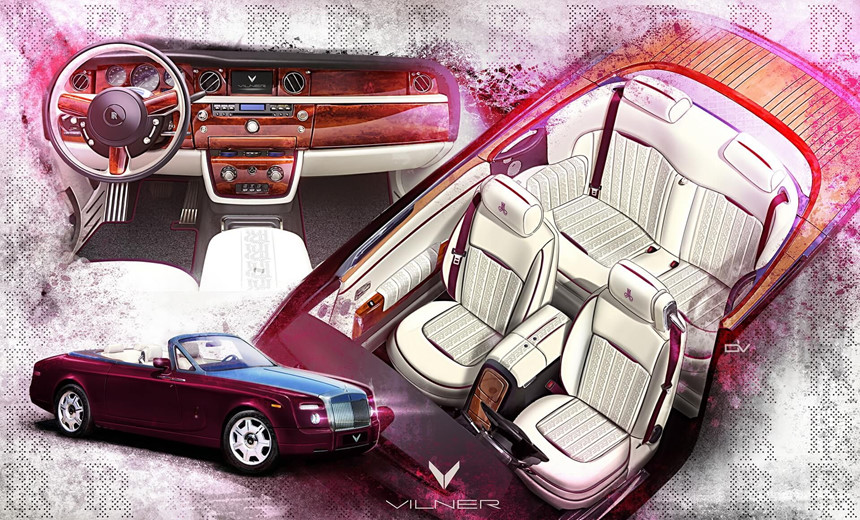 Rolls-Royce Phantom quyến rũ với phiên bản ‘anh đào’