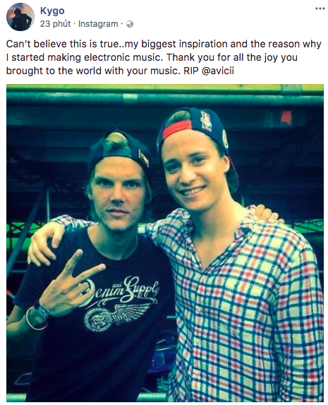 Tin Avicii qua đời khiến Charlie Puth, Calvin Harris cùng loạt siêu sao đình đám bàng hoàng