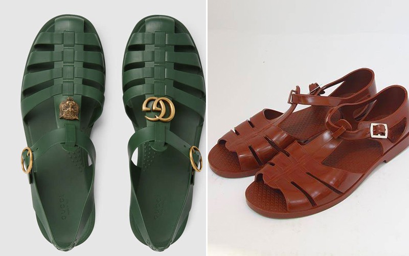 Nâng tầm cực phẩm dép tổ ong thành sandal dạo xóm, dân mạng lo ngại Gucci sẽ học hỏi ý tưởng