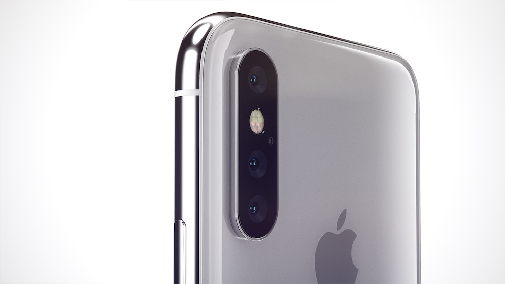 Bản dựng iPhone X Plus với cụm 3 camera độc đáo