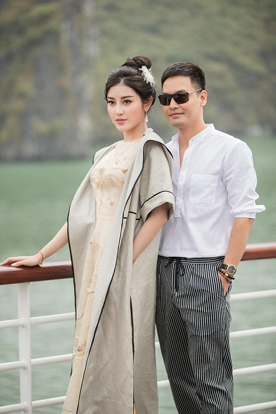 Dàn sao lộng lẫy đến Hạ Long ủng hộ nhà thiết kế Lê Thanh Hoà