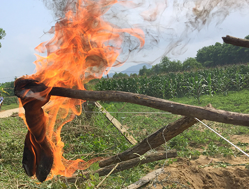 Phát hiện dầu rỉ theo mạch nước ngầm ở Hà Tĩnh