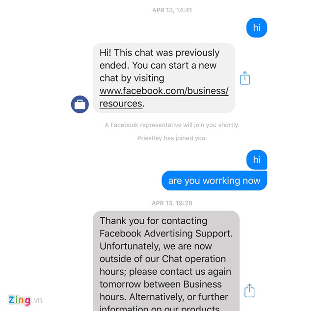 Facebook quá xem thường cộng đồng marketing VN