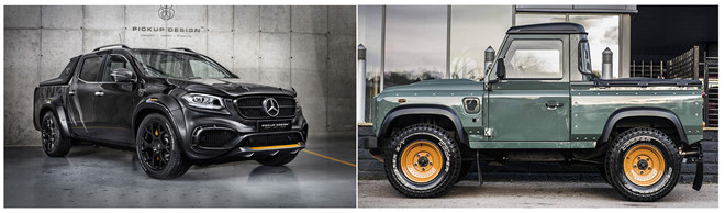 Land Rover ra mắt bán tải cạnh tranh với Mercedes X-Class