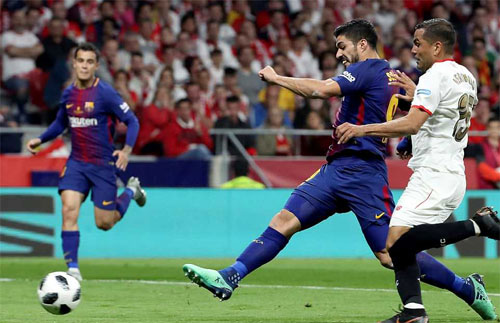 Đè bẹp Sevilla, Barca san bằng kỷ lục giành bốn Cup Nhà vua liên tiếp