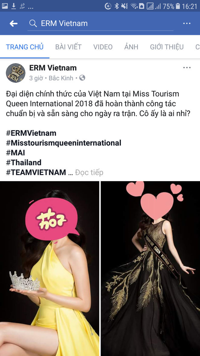 Nghi án Nam Em đại diện Việt Nam tham dự Nữ hoàng Du lịch quốc tế 2018 Nghi án Nam Em đại diện Việt Nam tham dự Nữ hoàng Du lịch quốc tế 2018