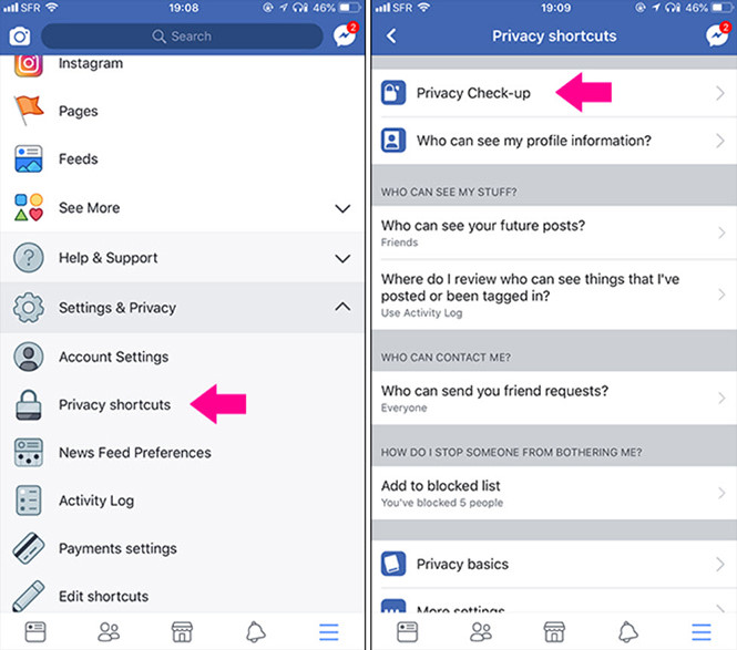 Cách bảo vệ quyền riêng tư trên Facebook