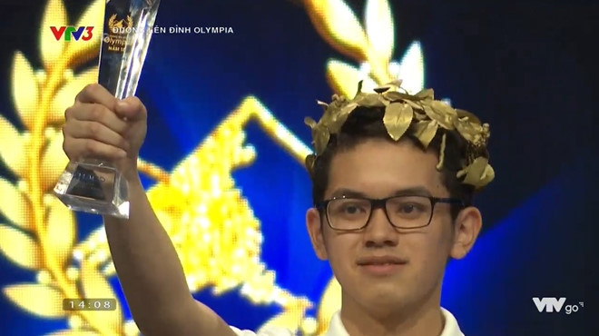 Nam sinh lập kỷ lục 120 điểm vòng Khởi động vào cuộc thi quý Olympia