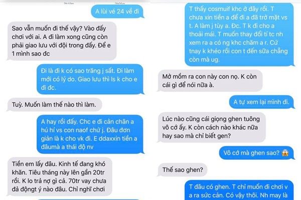 Nổi cơn ghen tanh bành khi chồng đi công tác, nguyên do cô vợ trẻ đưa ra khiến ai cũng phải bật cười