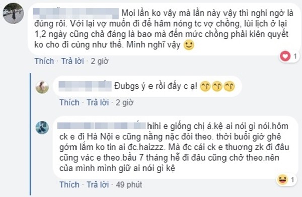 Nổi cơn ghen tanh bành khi chồng đi công tác, nguyên do cô vợ trẻ đưa ra khiến ai cũng phải bật cười