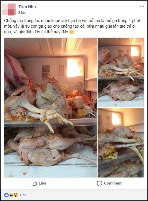 Lỡ khoe với bố vợ có thể thịt 1 con gà trong phút mốt, chàng rể xắn tay thể hiện làm 1 lúc 10 con và thành quả khiến vợ muốn giấu nhẹm