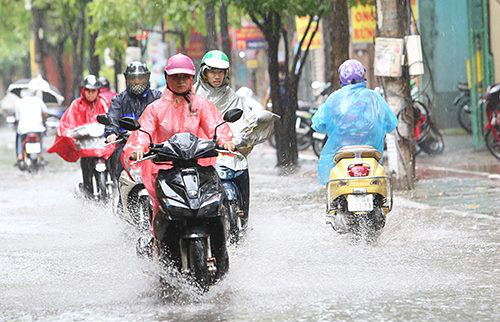 Bắc Bộ mưa giông trong ngày nghỉ lễ giỗ Tổ Hùng Vương